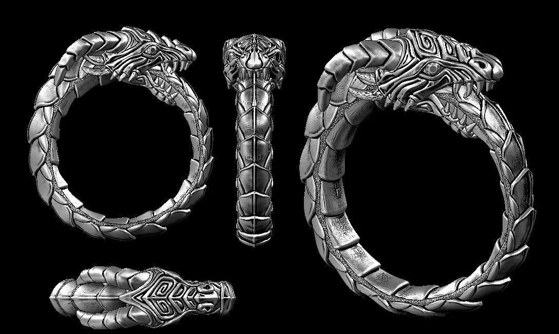ring dragon 3 ron 3D print model
