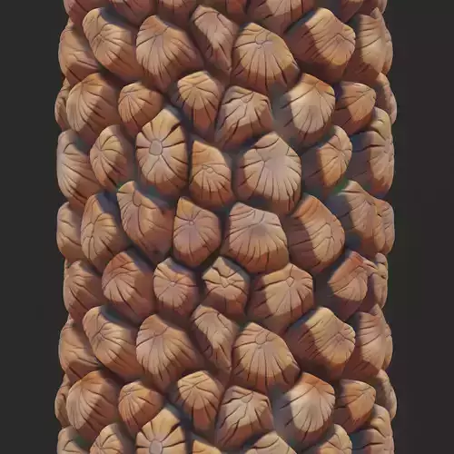 Stylized Bark Seamless Texture