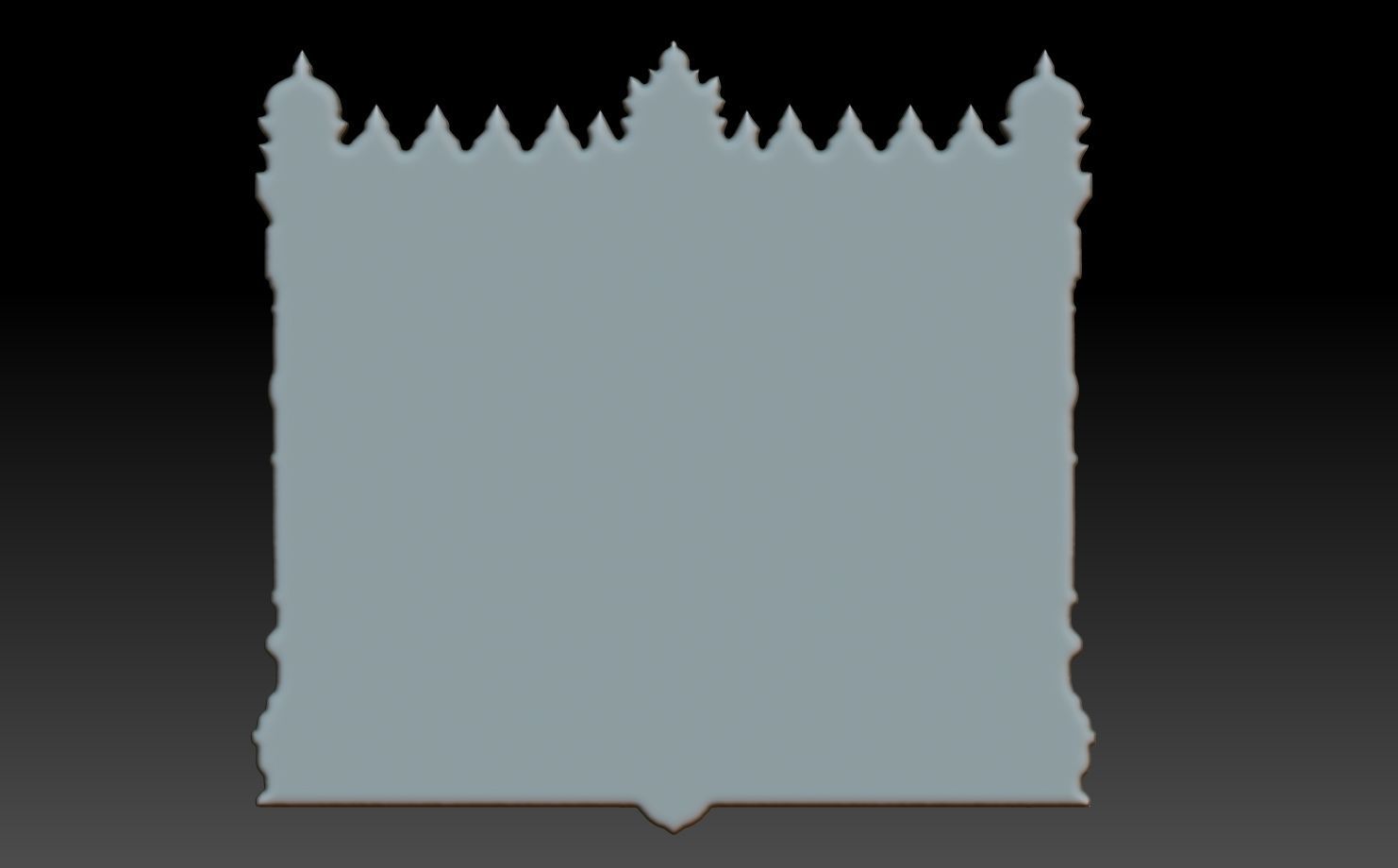 Indian Temple Wall basrelief 02 240613 3D print model_5