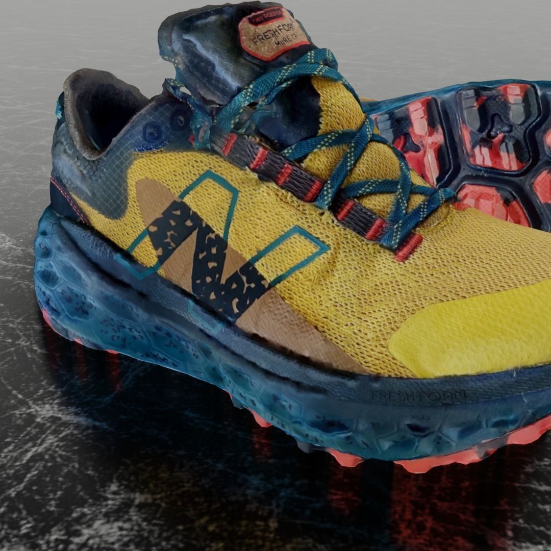 NEW BALANCE X More Trail V2 Harvest Gold 3D SHOES Low-poly 3D model_11