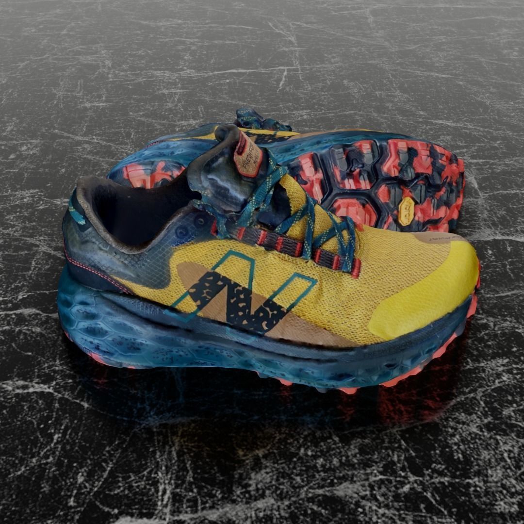 NEW BALANCE X More Trail V2 Harvest Gold 3D SHOES Low-poly 3D model_4