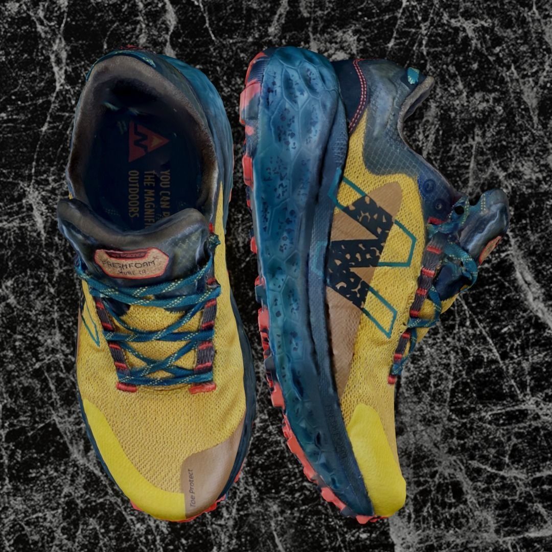 NEW BALANCE X More Trail V2 Harvest Gold 3D SHOES Low-poly 3D model_2