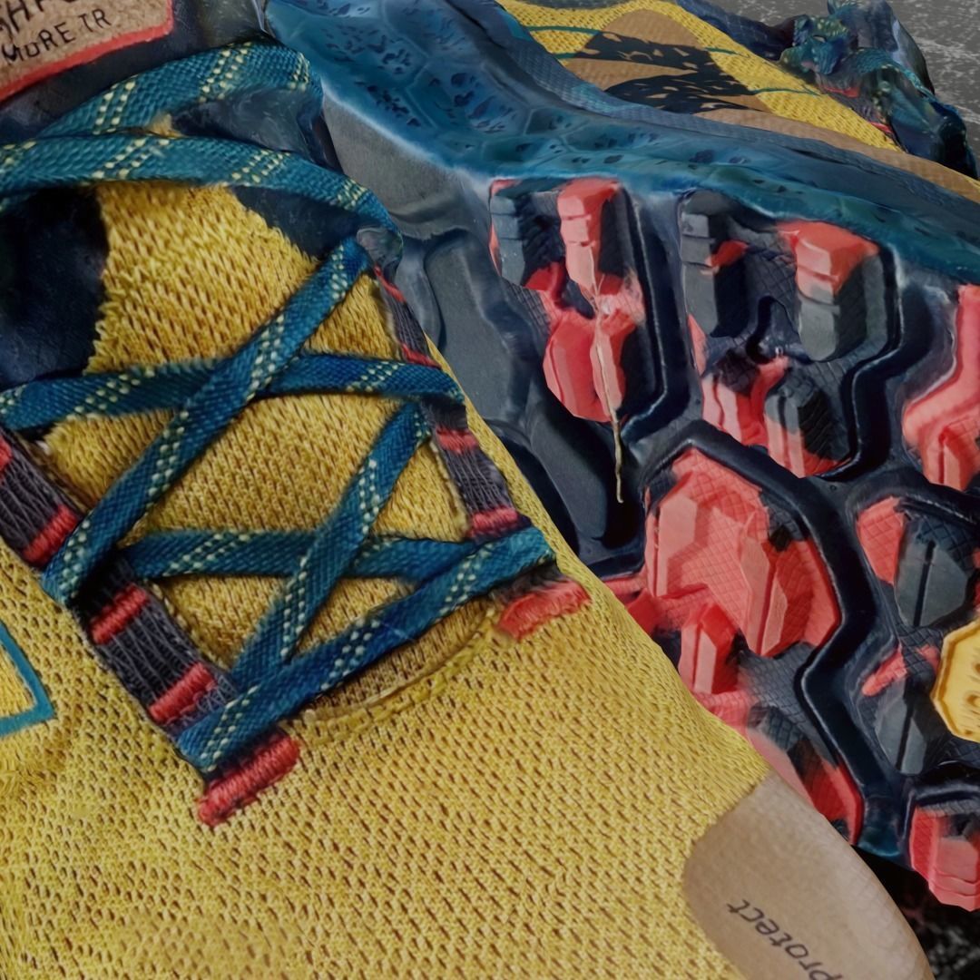 NEW BALANCE X More Trail V2 Harvest Gold 3D SHOES Low-poly 3D model_10