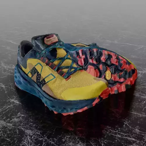 NEW BALANCE X More Trail V2 Harvest Gold 3D SHOES Low-poly 3D model