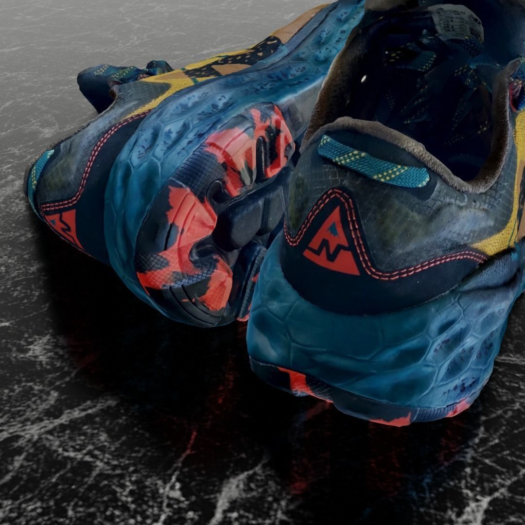 NEW BALANCE X More Trail V2 Harvest Gold 3D SHOES Low-poly 3D model_9