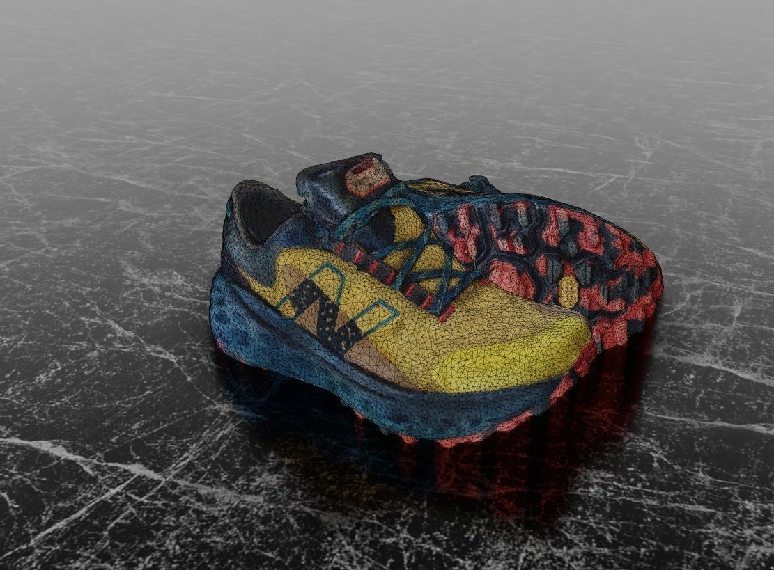 NEW BALANCE X More Trail V2 Harvest Gold 3D SHOES Low-poly 3D model_12