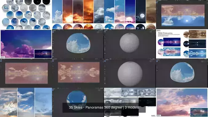 35 Skies - Panoramas 360 degree