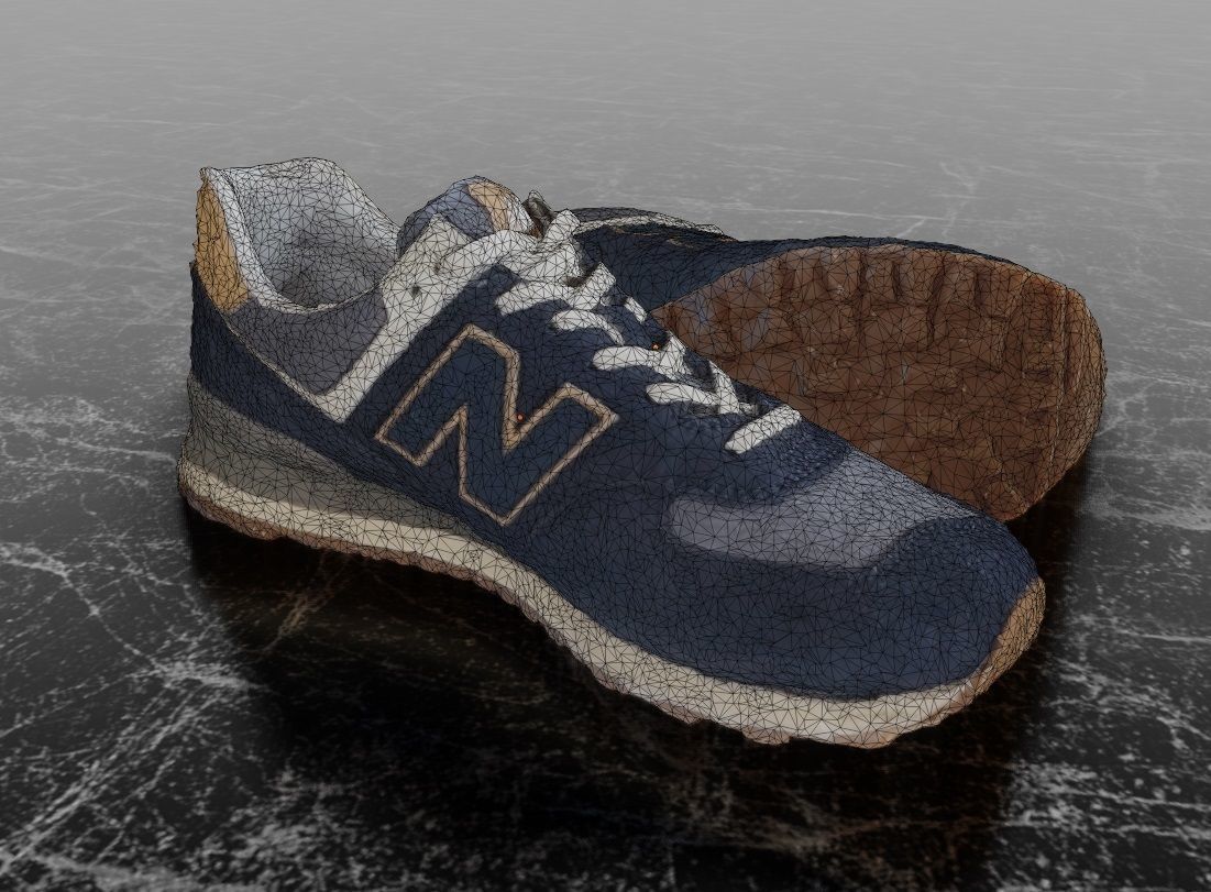 NEW BALANCE ML 574 AB2 3D SHOES Low-poly 3D model_11