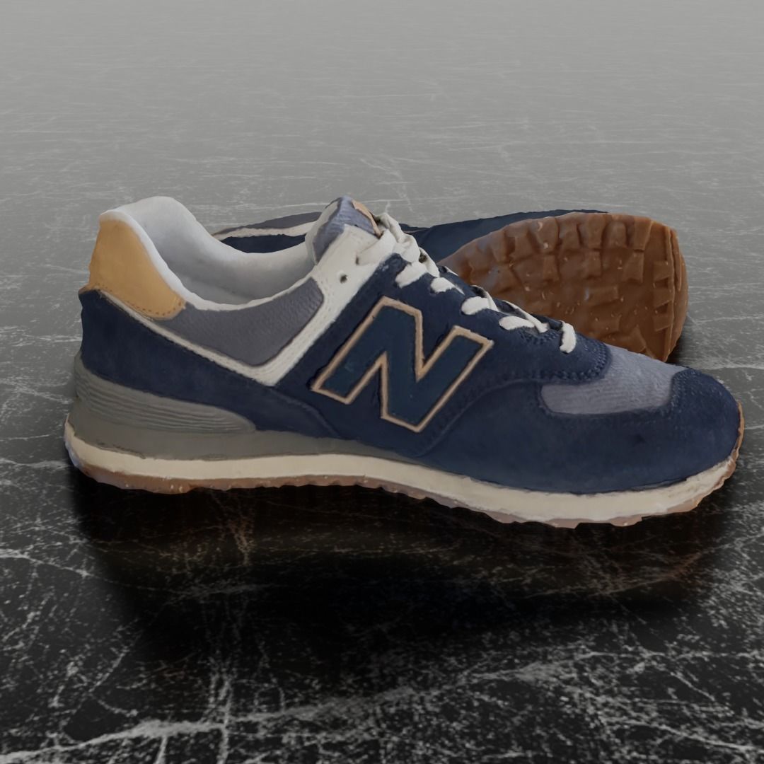 NEW BALANCE ML 574 AB2 3D SHOES Low-poly 3D model_4