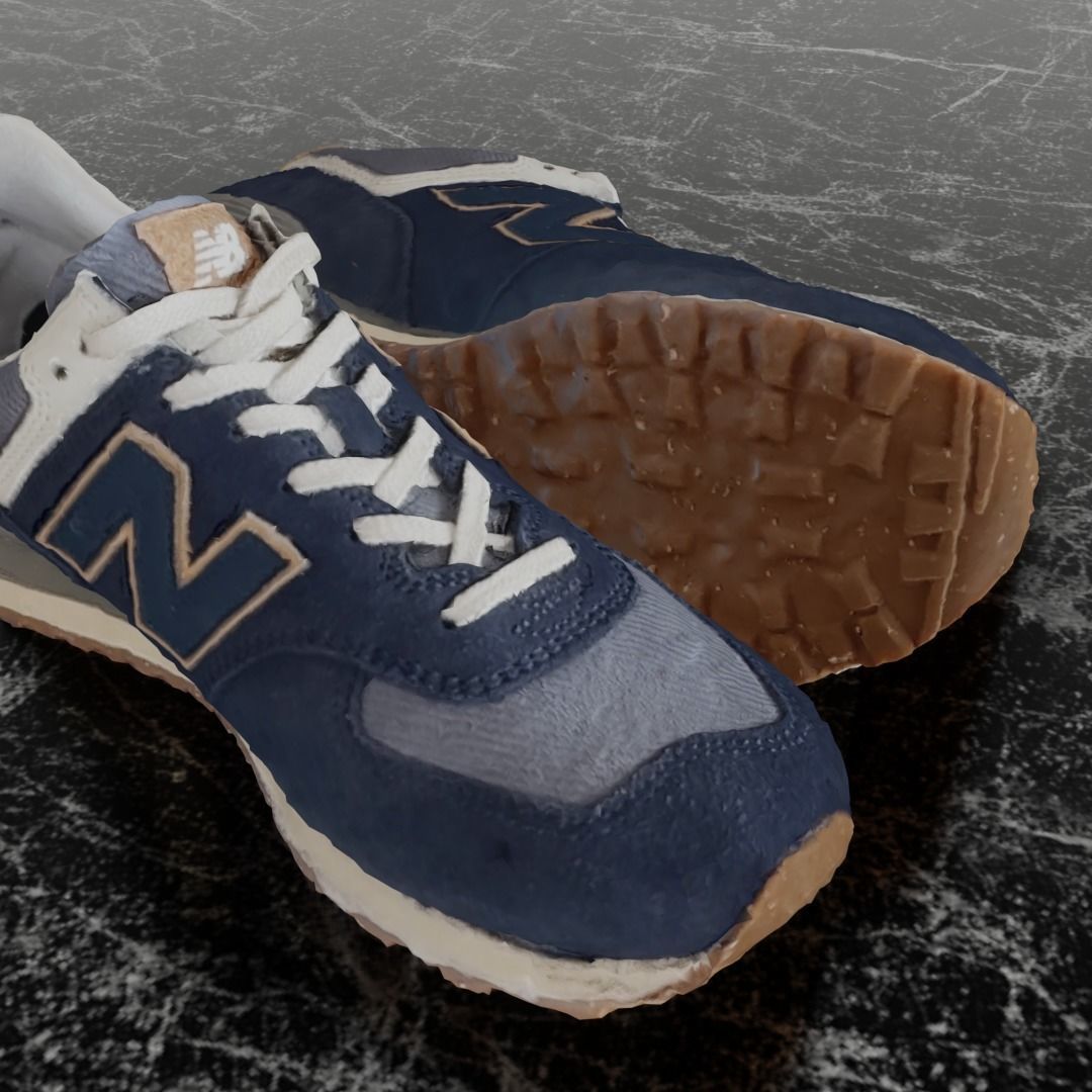 NEW BALANCE ML 574 AB2 3D SHOES Low-poly 3D model_9