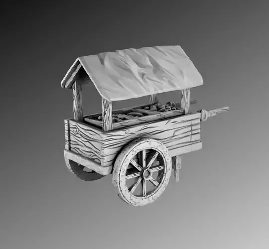 The food cart 3D print model