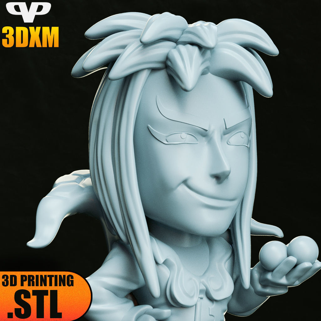 Jareth Labyrinth Chibi STL for 3D Printing ChibiSTL 3DXM 3D print model_4