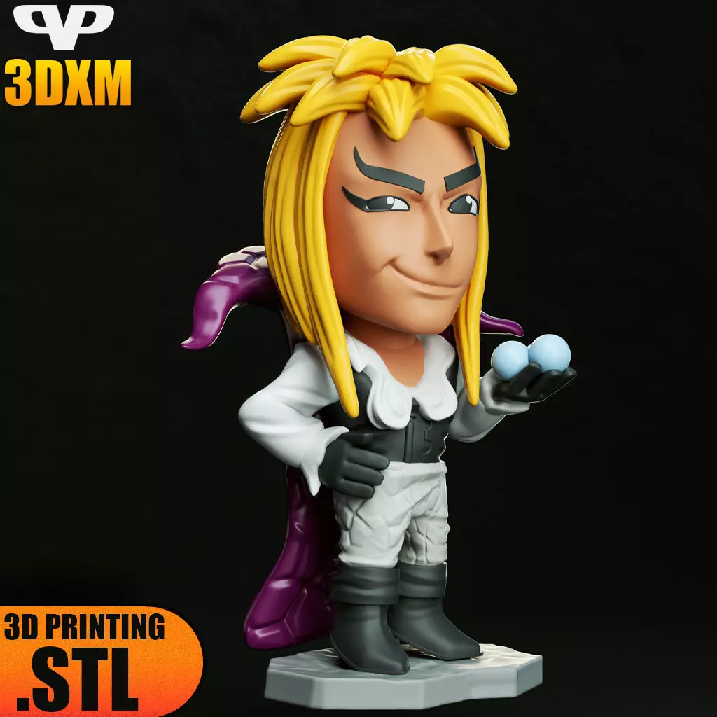 Jareth Labyrinth Chibi STL for 3D Printing ChibiSTL 3DXM 3D print model_0