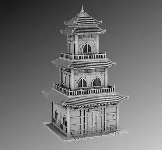 The High Temple 3D print model
