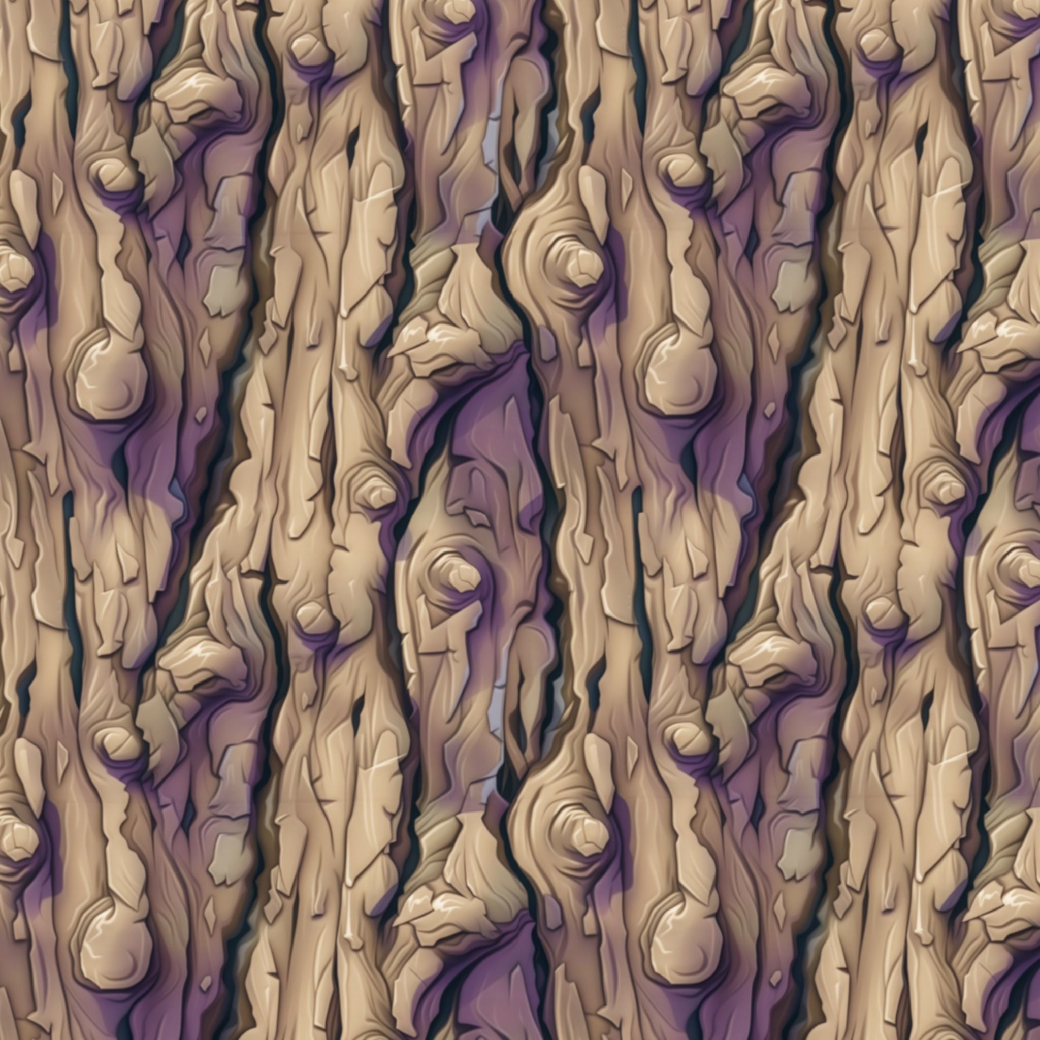 Stylized Bark Seamless Texture Texture_1