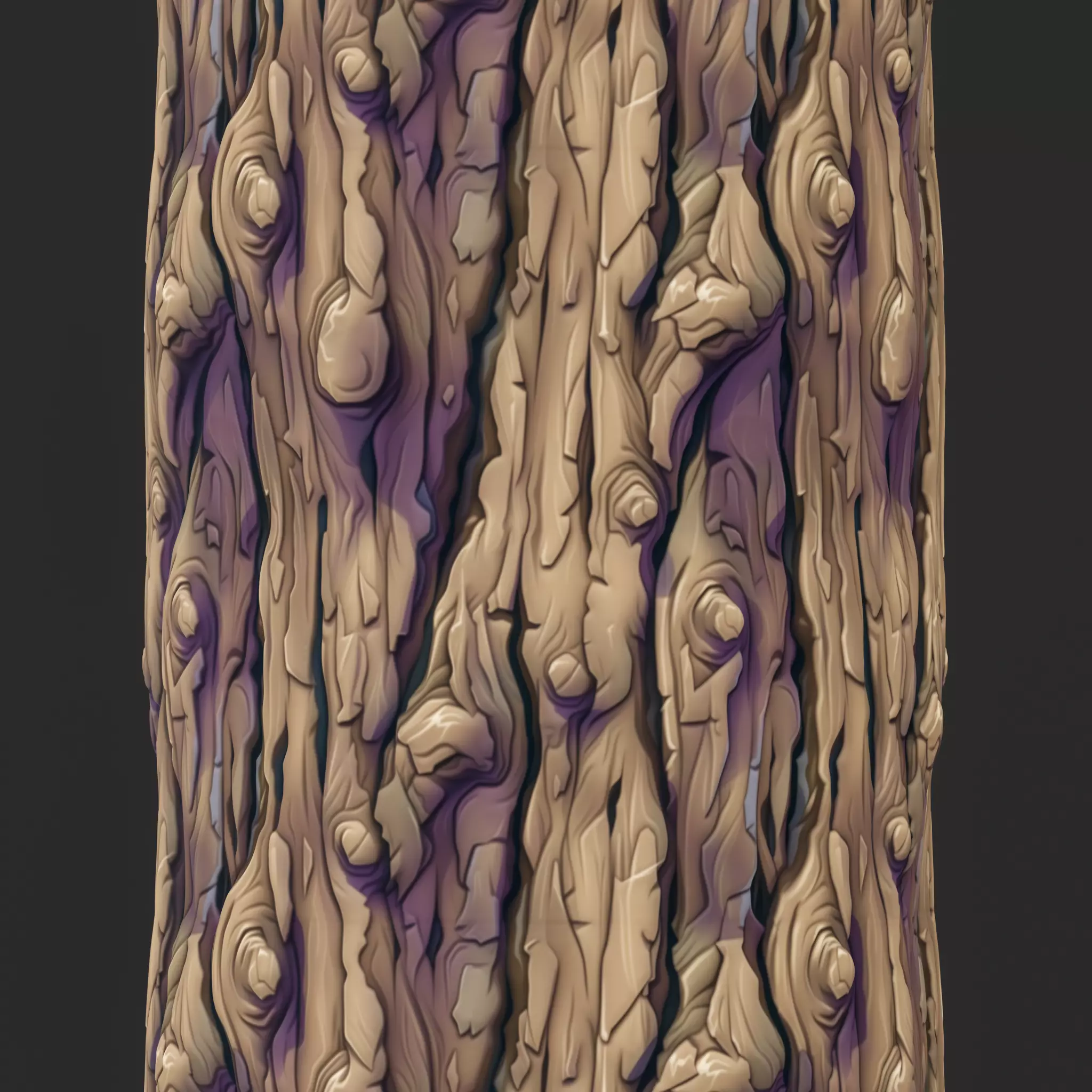Stylized Bark Seamless Texture Texture_0