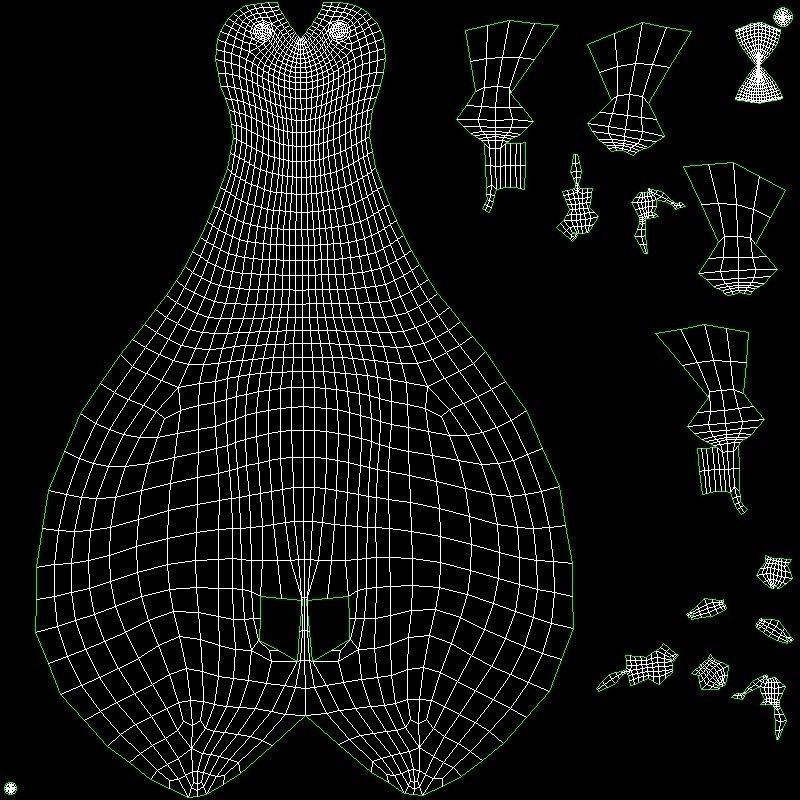 Peafowl Peacock Low-poly 3D model_13