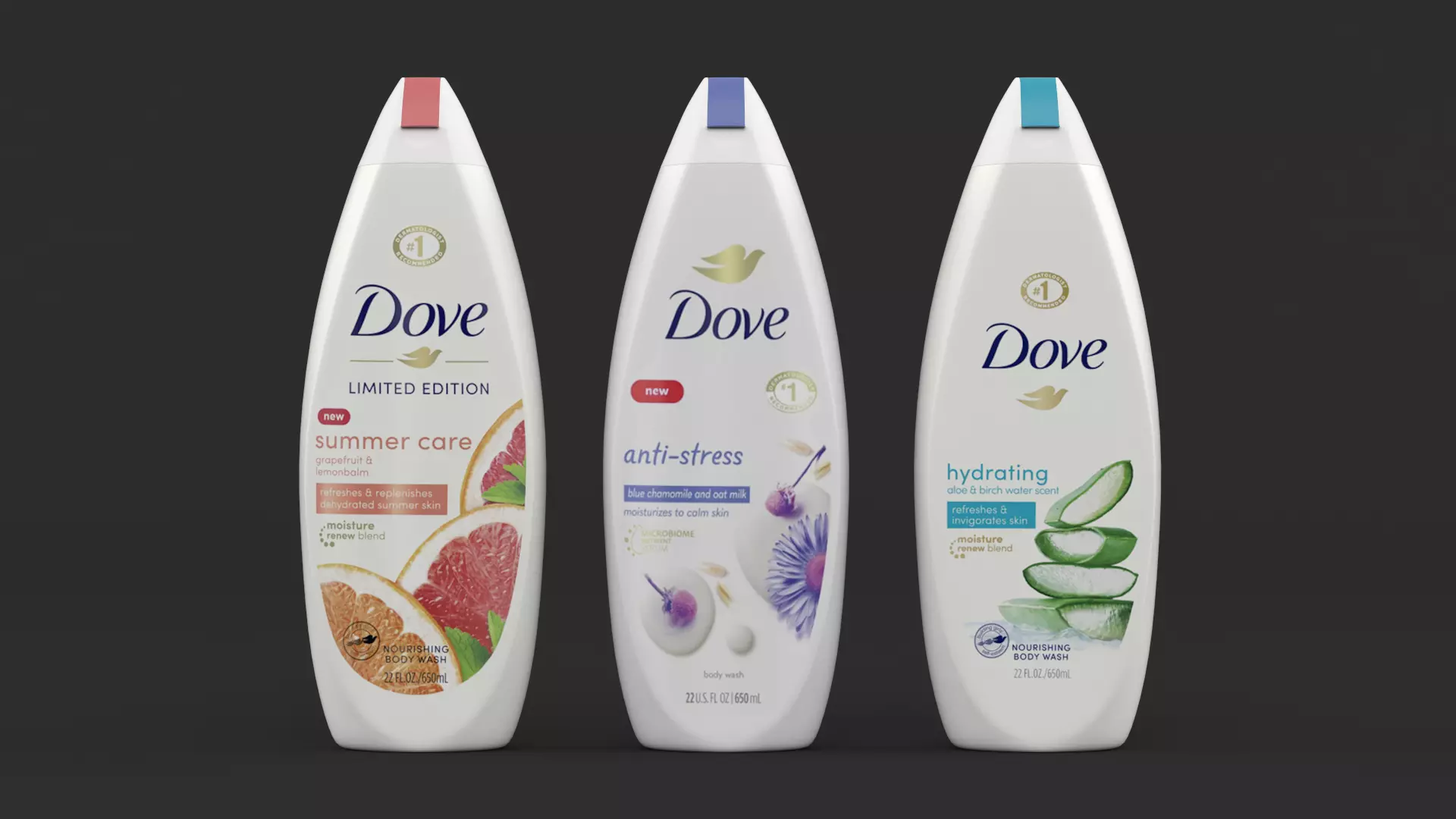Dove Body Wash 3D model_0