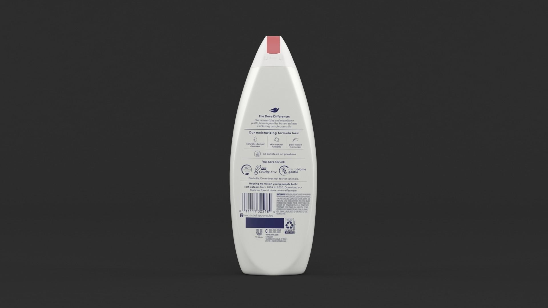 Dove Body Wash 3D model_5
