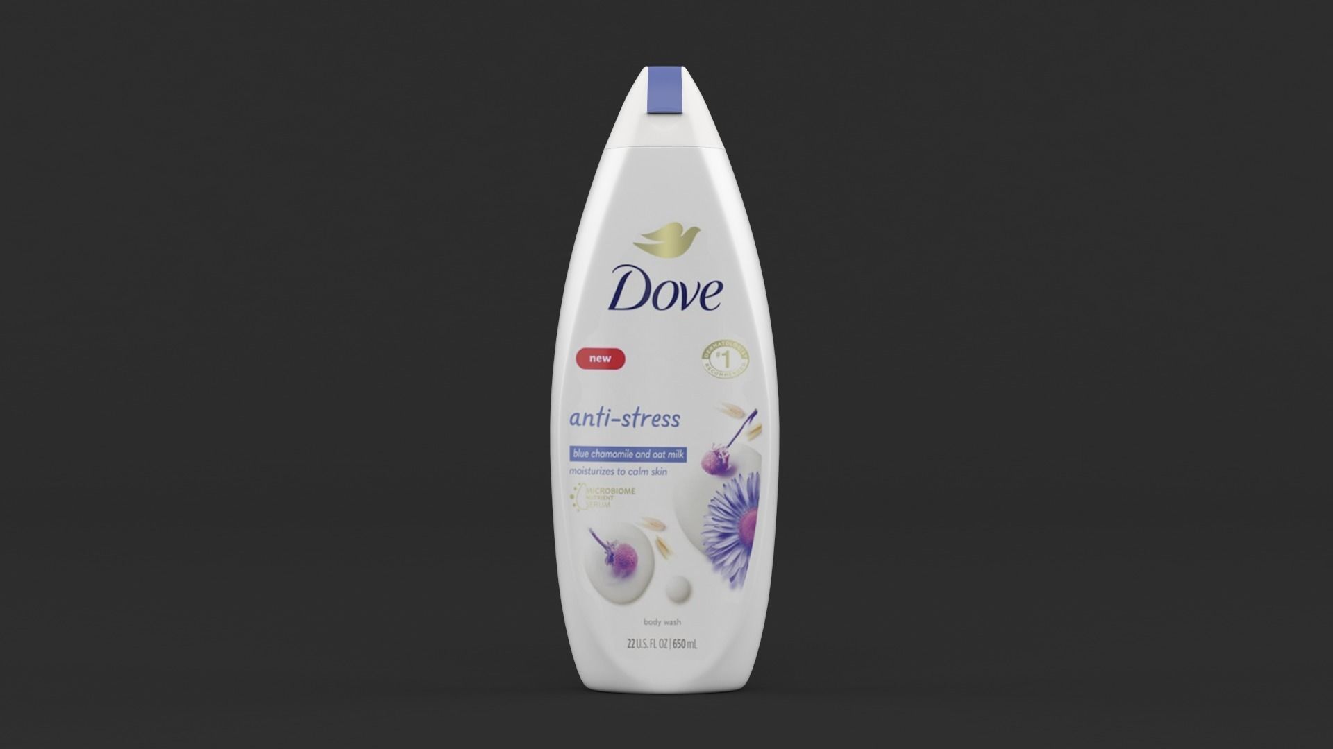 Dove Body Wash 3D model_1