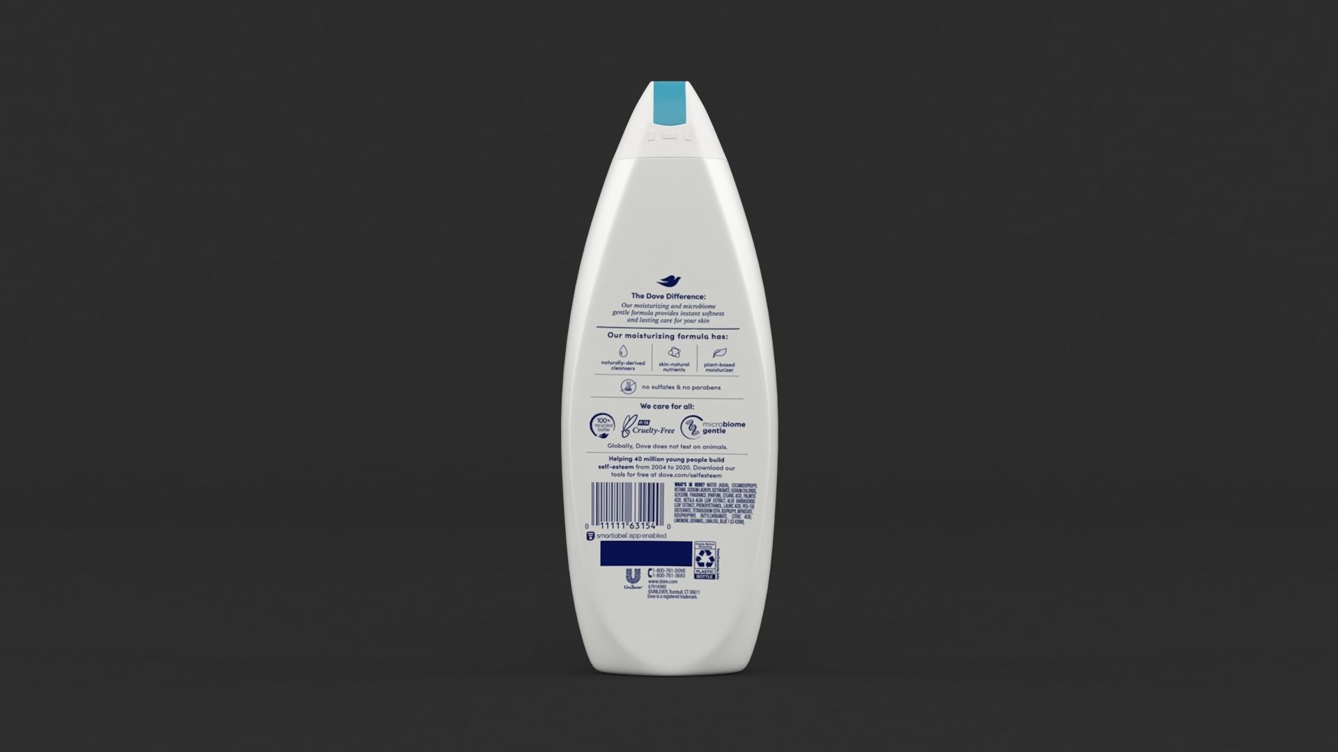Dove Body Wash 3D model_8