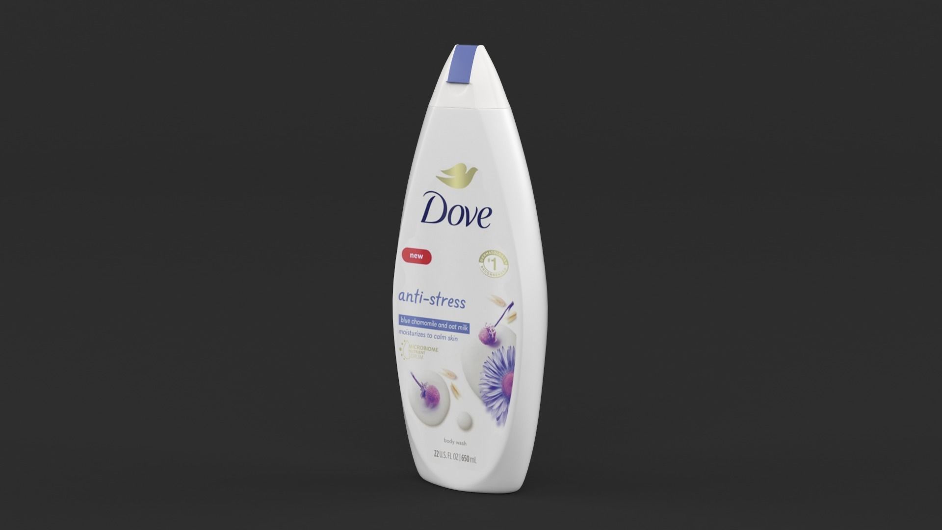 Dove Body Wash 3D model_3