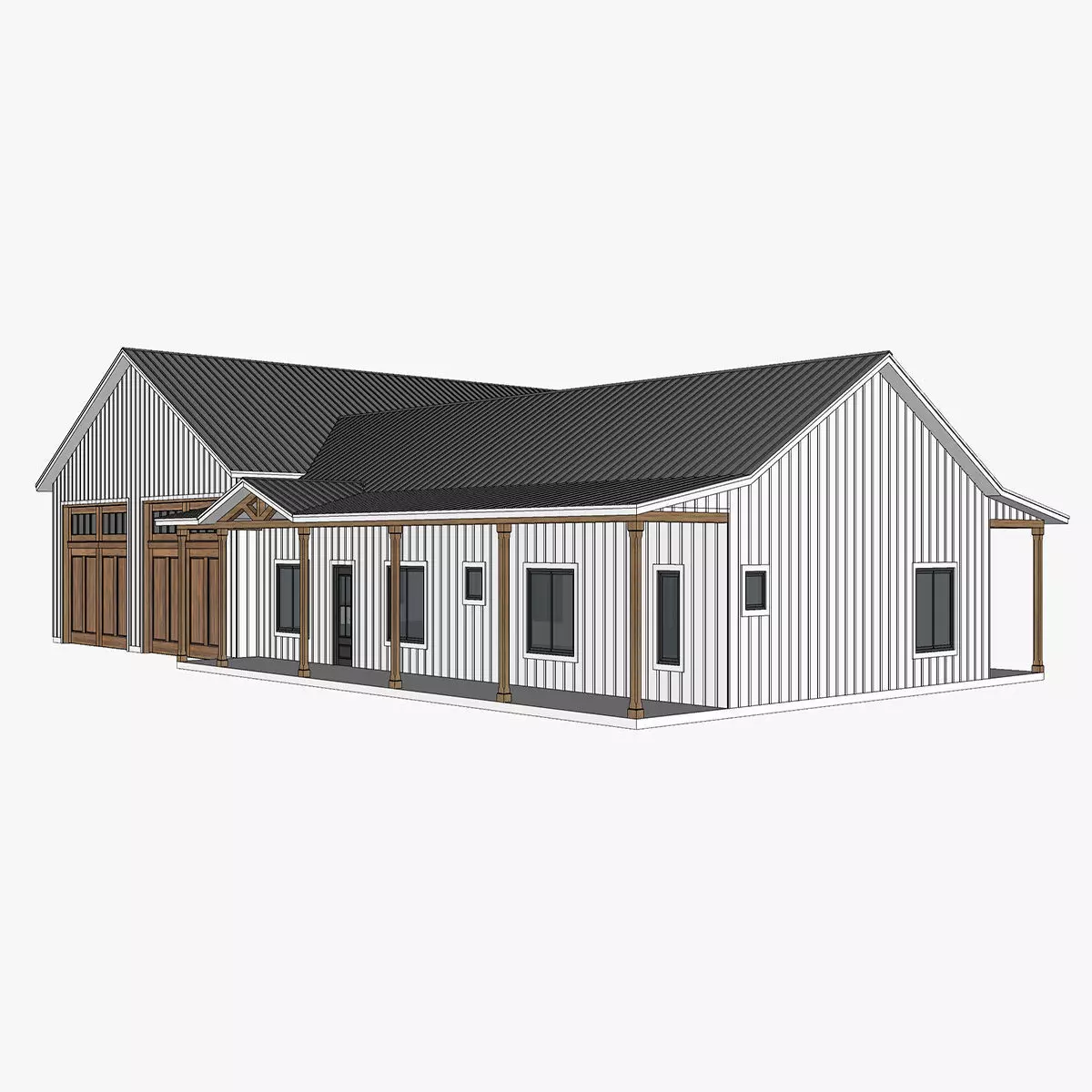 Barndominium House 96 -Archimple LLC 3D model_0