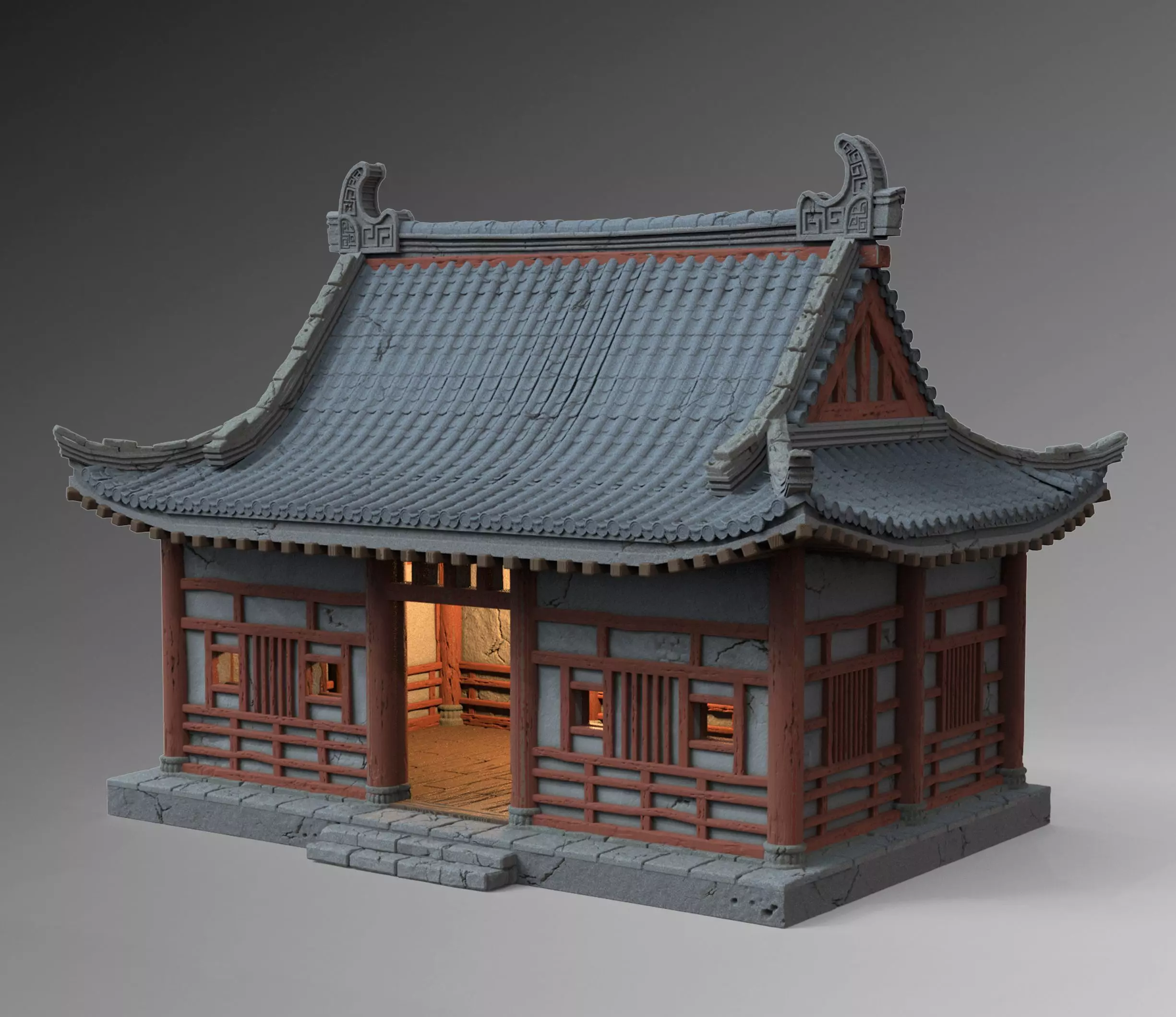 Small Temple 3D print model_0