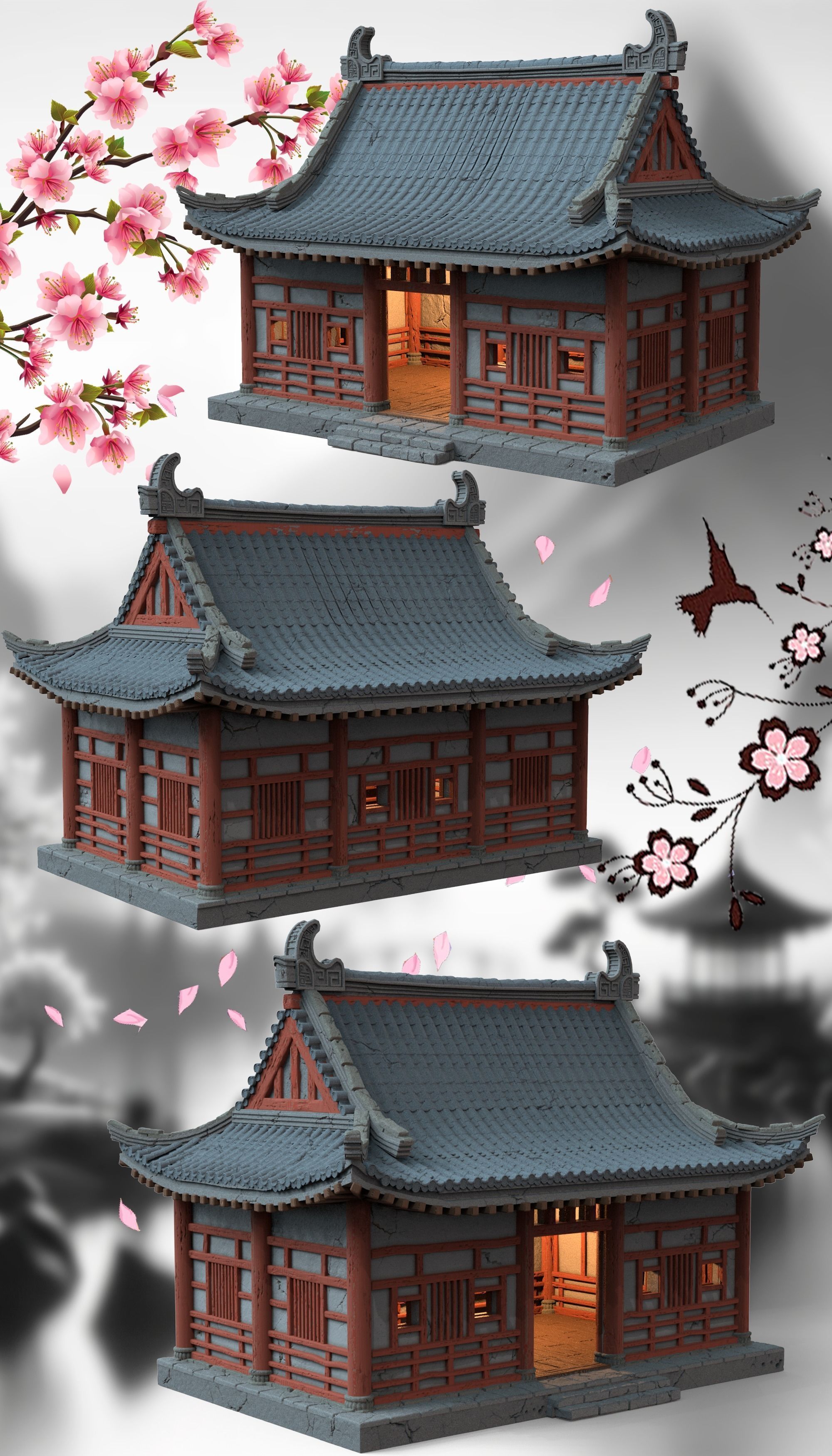 Small Temple 3D print model_1