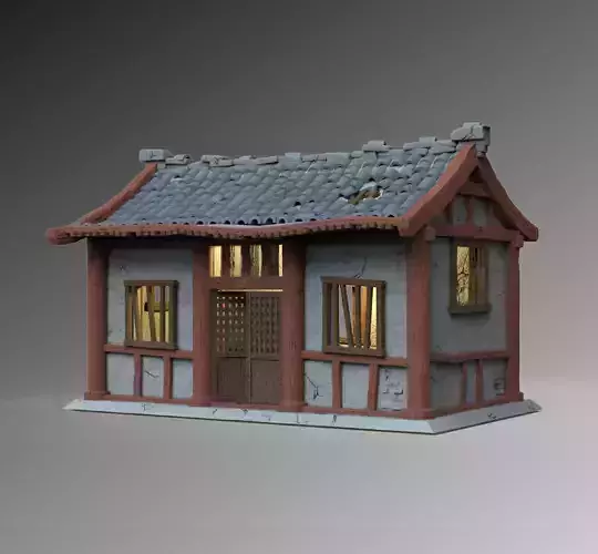 Residential building 3D print model