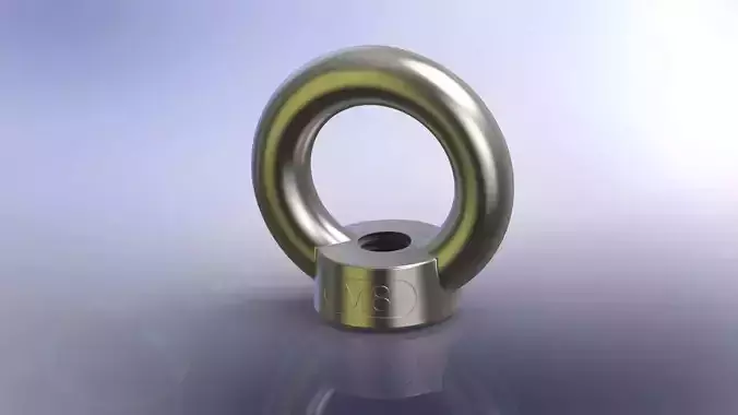 Eye nut M8 3D model
