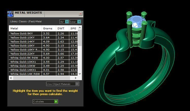 solitair ring  3D print model_15