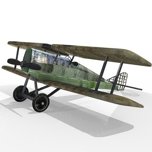 Old airplane 3D model