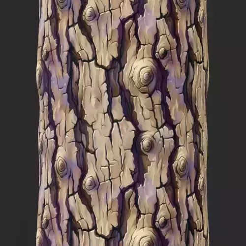 Stylized Bark Seamless Texture