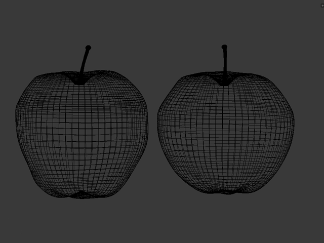 Apples two 3D model_3