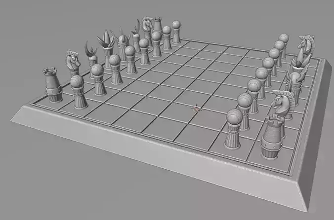 Model Chess Effect 3D model