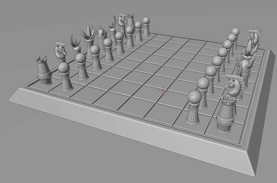 Model Chess Effect 3D model_0