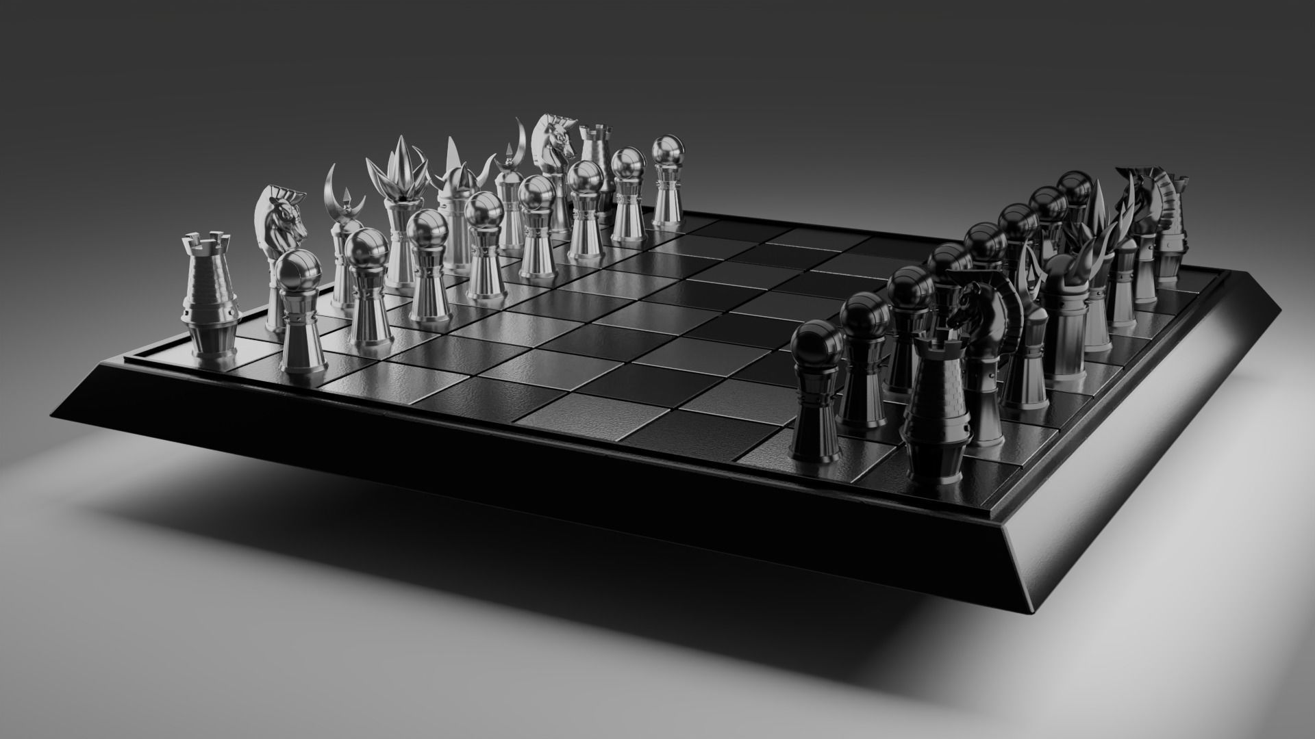 Model Chess Effect 3D model_1