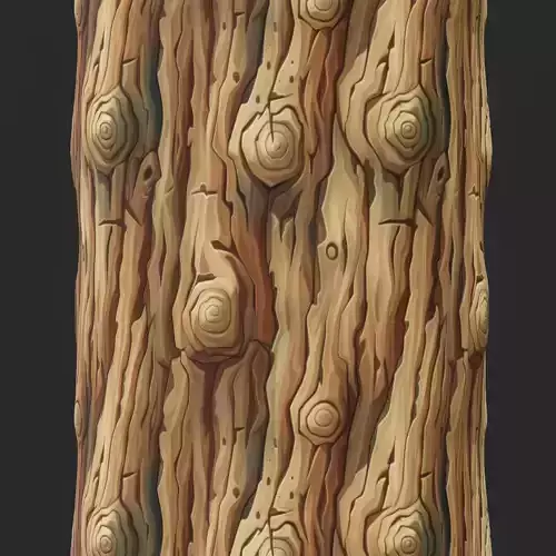 Stylized Bark Seamless Texture