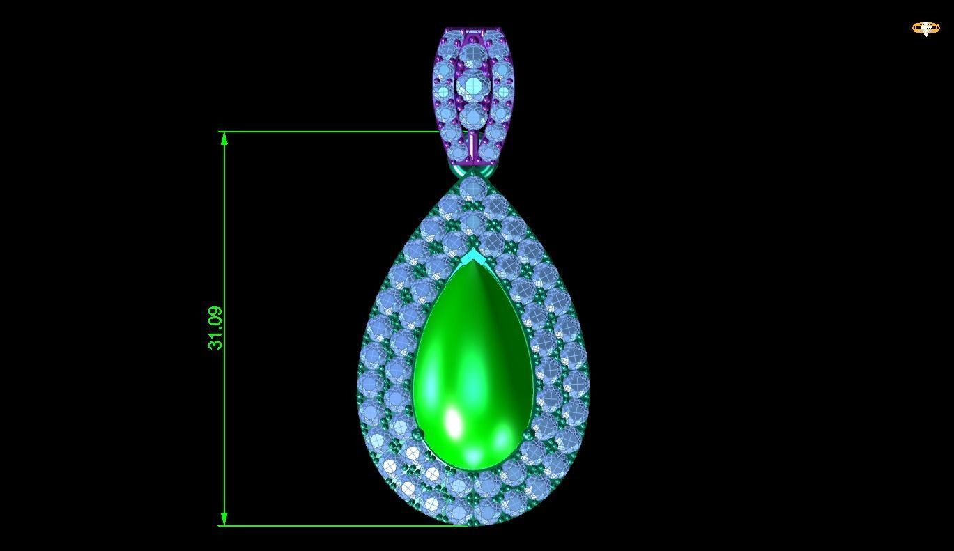 Pendant 3D print model_1