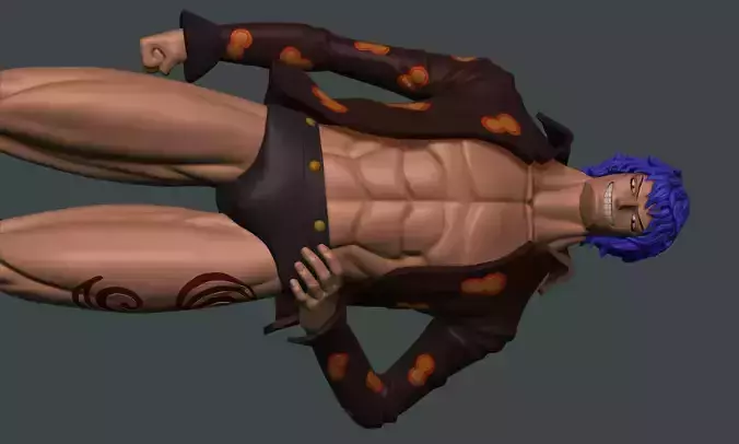 Blue gilly - One piece anime 3D print model