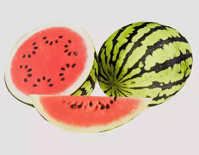 Watermelon Low-Poly Model