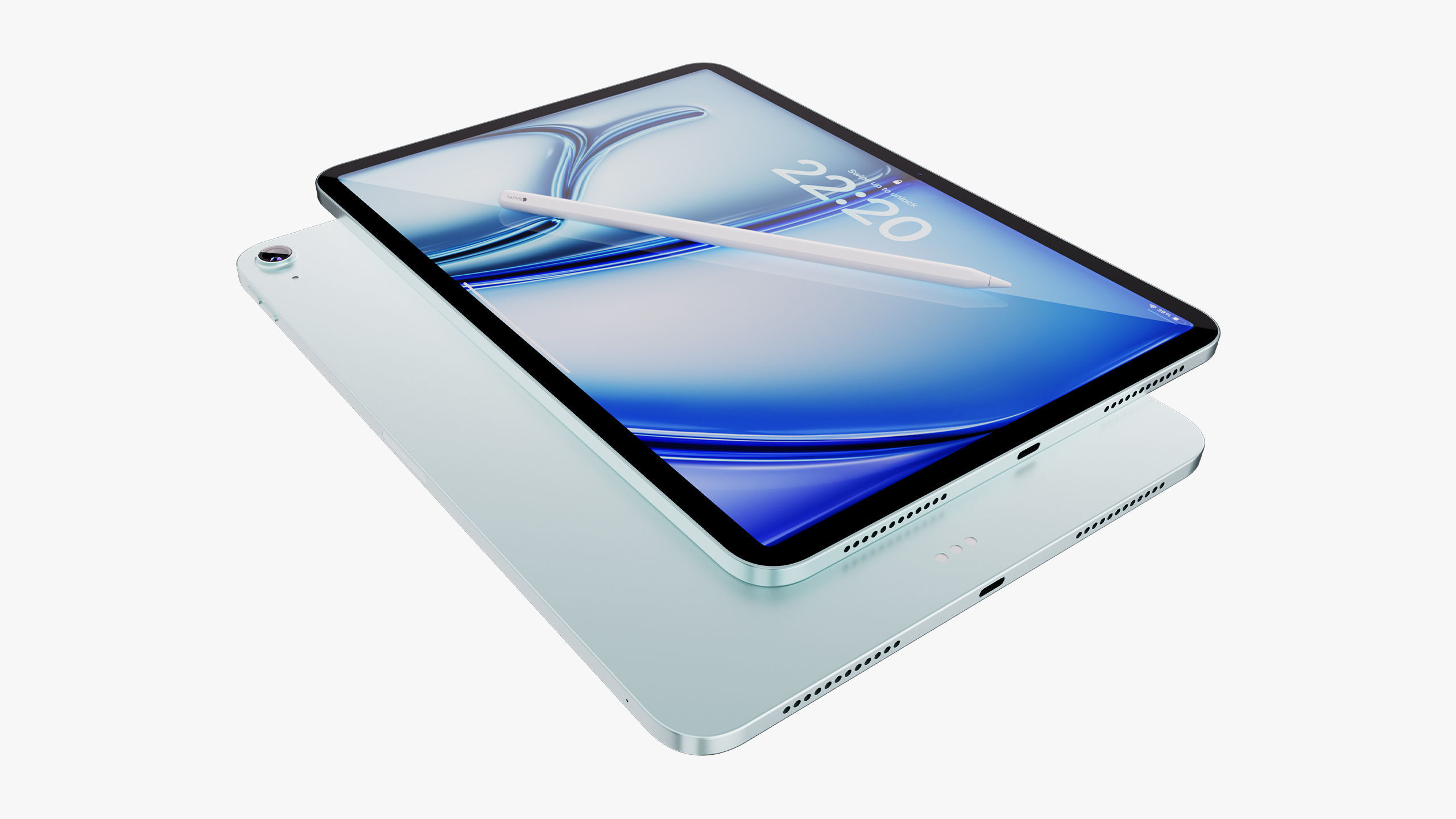 Apple iPad Air 11 - 13 inch M2 2024 Collection 3D model_23