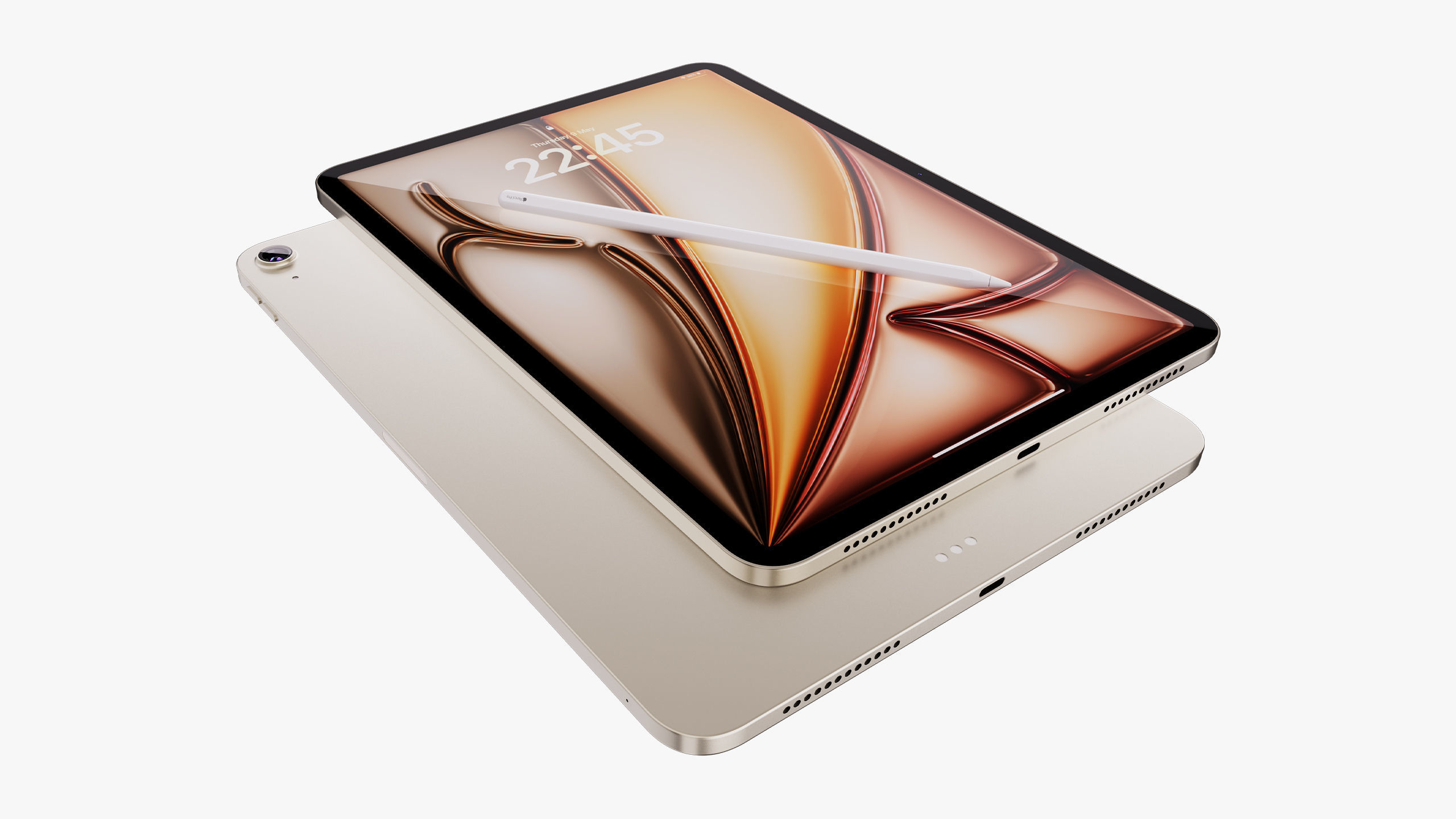 Apple iPad Air 11 - 13 inch M2 2024 Collection 3D model_47