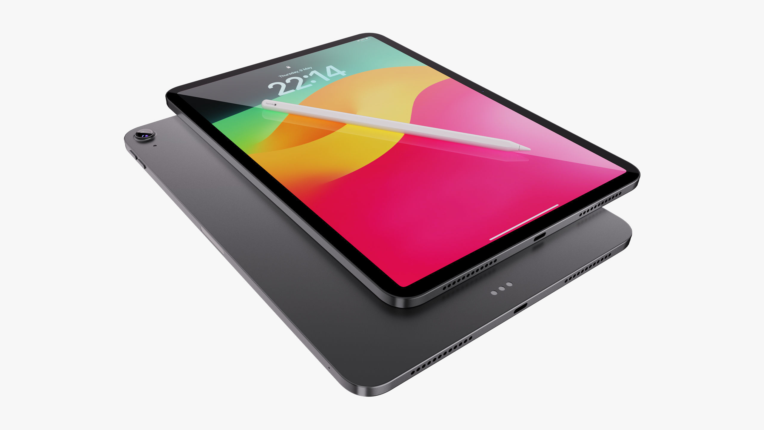 Apple iPad Air 11 - 13 inch M2 2024 Collection 3D model_42