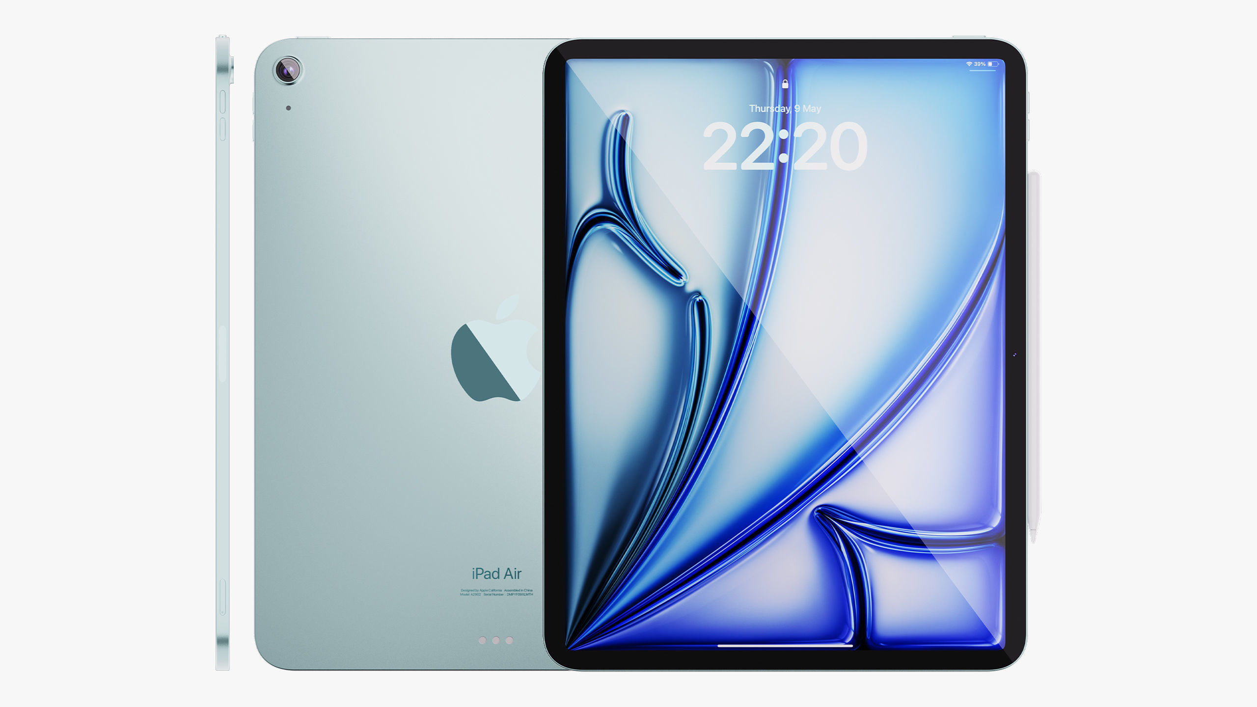 Apple iPad Air 11 - 13 inch M2 2024 Collection 3D model_1