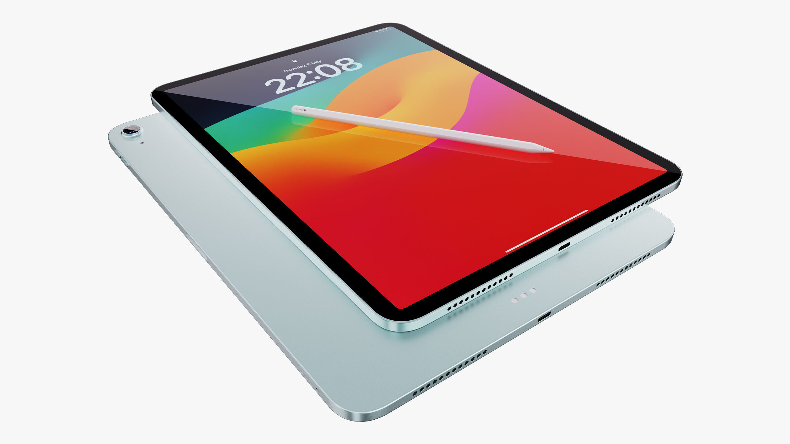 Apple iPad Air 11 - 13 inch M2 2024 Collection 3D model_27