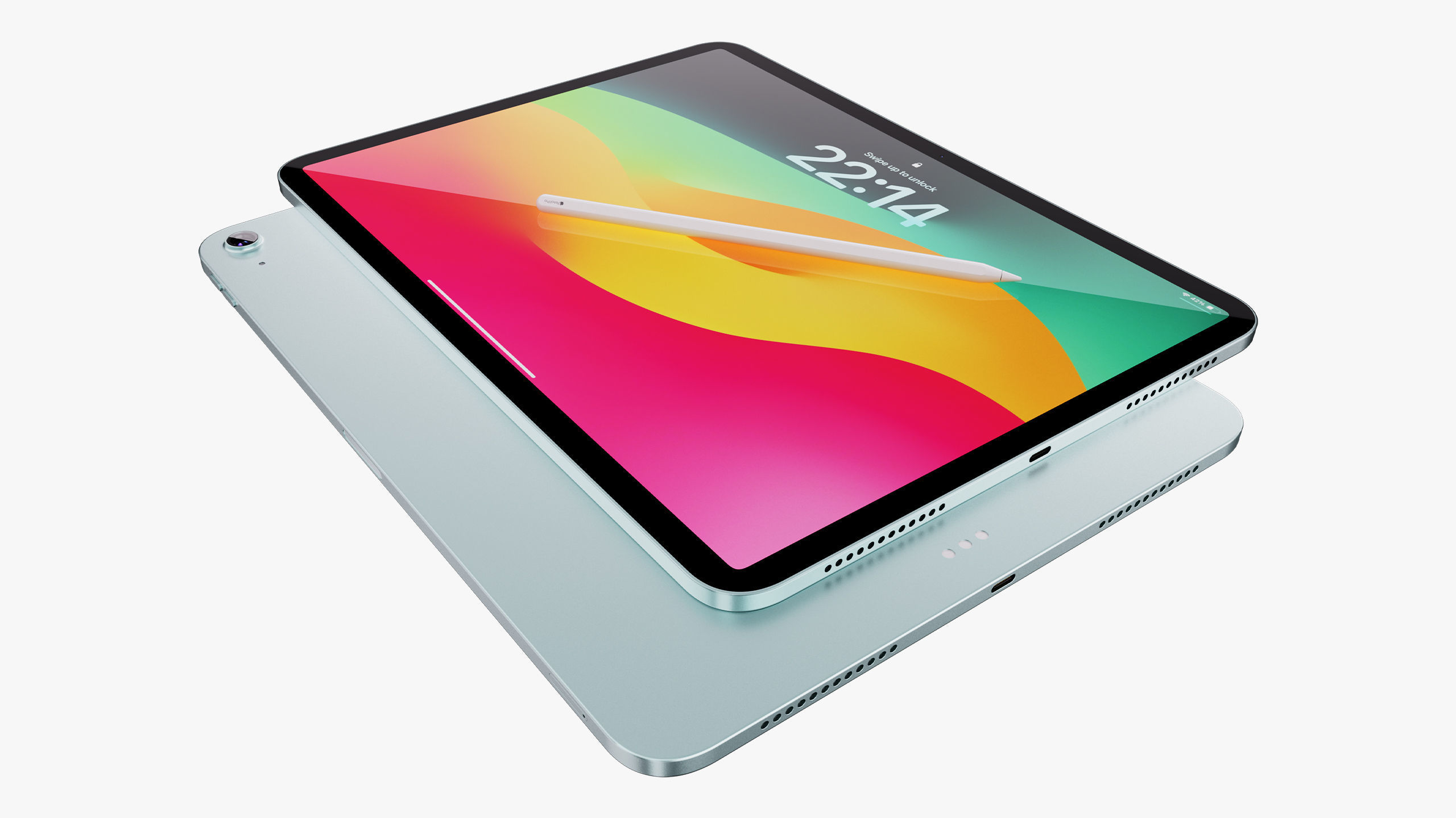 Apple iPad Air 11 - 13 inch M2 2024 Collection 3D model_25