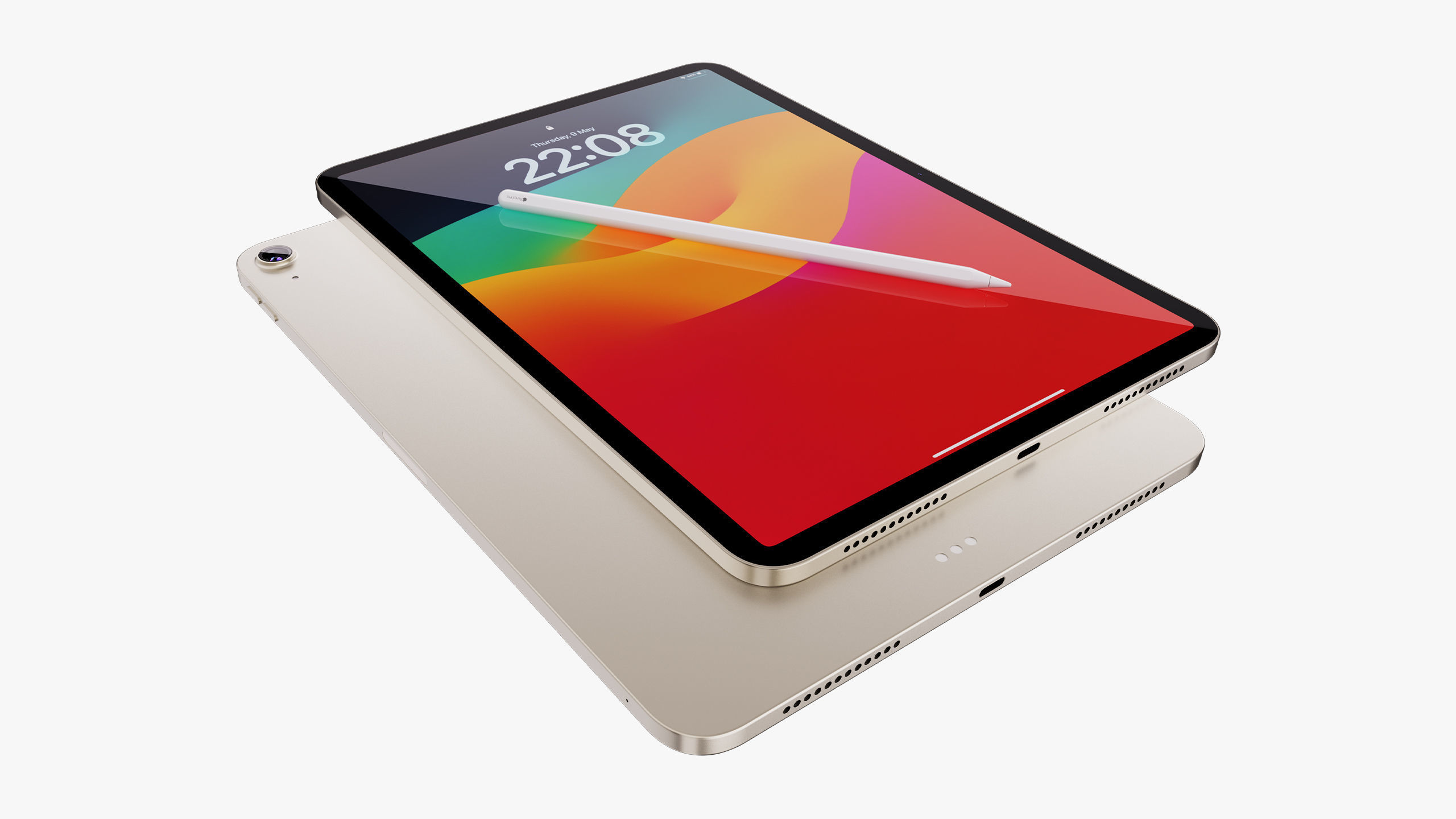 Apple iPad Air 11 - 13 inch M2 2024 Collection 3D model_52