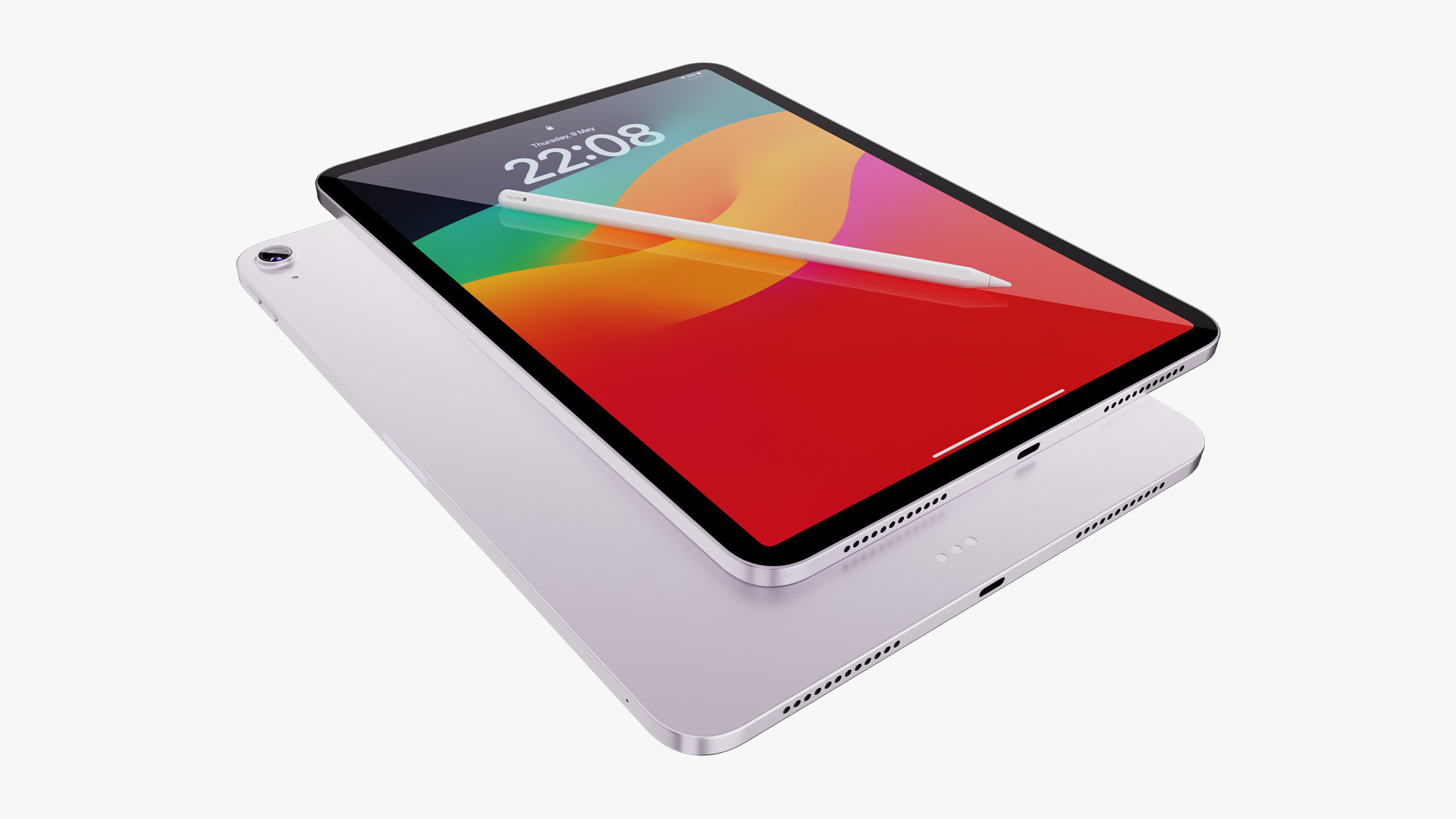 Apple iPad Air 11 - 13 inch M2 2024 Collection 3D model_36